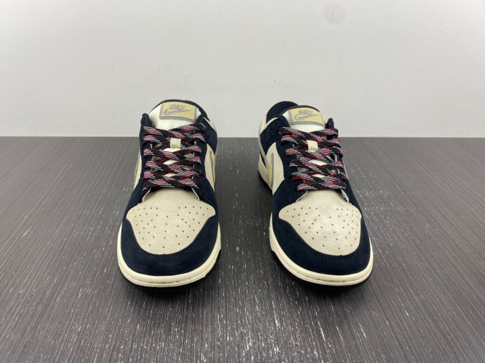 nike dunk low "black suede" dv3054-001