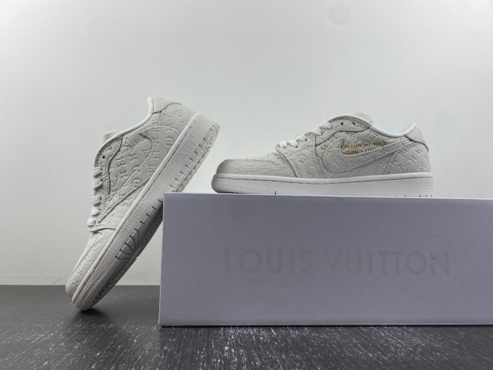 off-white x travis scott xlv x air jordan 1 cusT0m