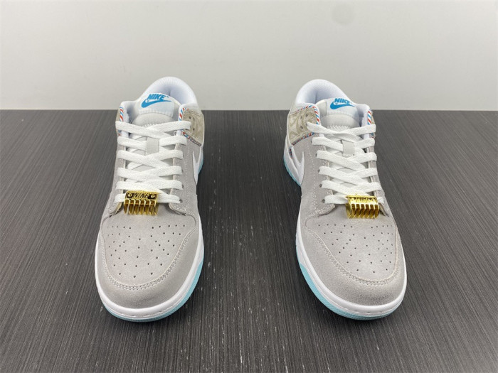 nike dunk low barbershop grey dh7614-500