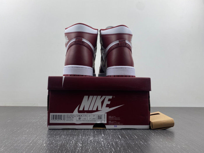 air jordan 1 high og team red dz5485-160
