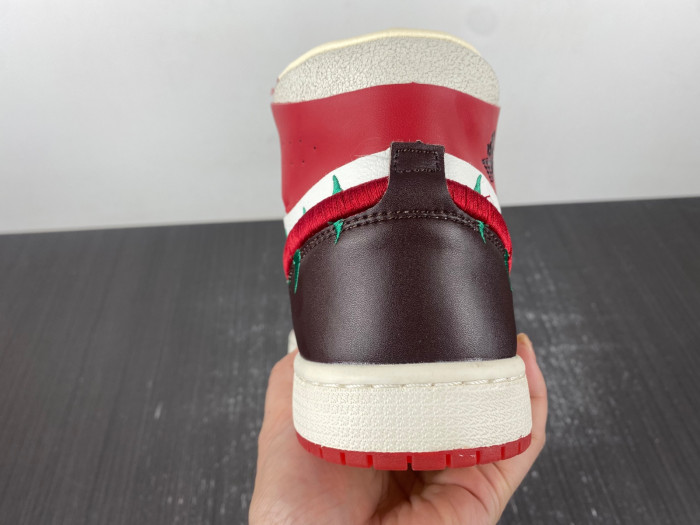 air jordan 1 zoom cmft 2 x teyana taylor gym red fj0604-601
