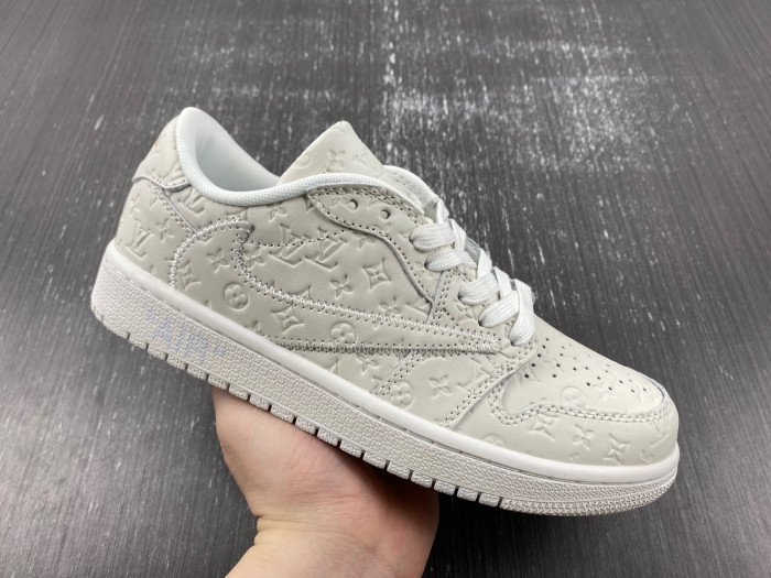 off-white x travis scott xlv x air jordan 1 cusT0m