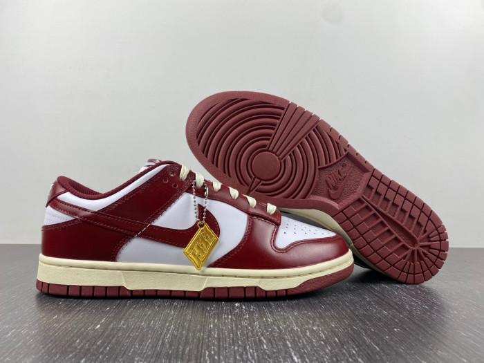 nike dunk low vintage "team red" fj4555-100