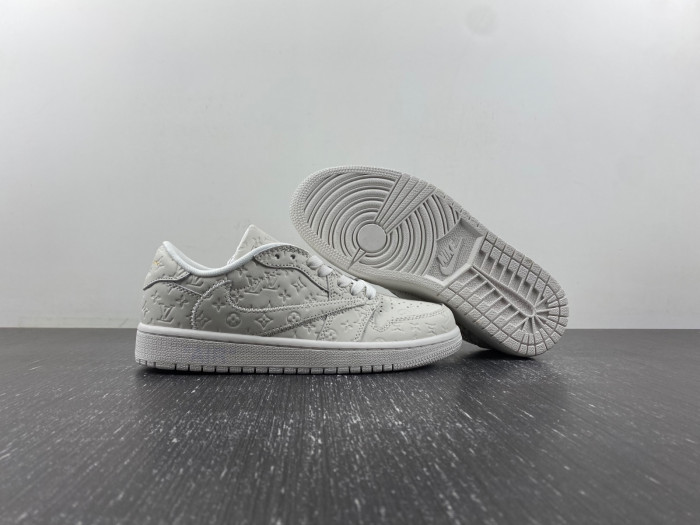 off-white x travis scott xlv x air jordan 1 cusT0m