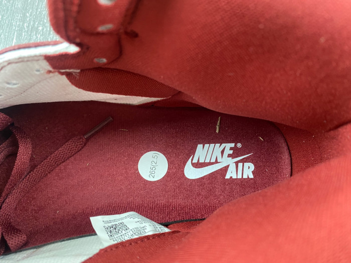 air jordan 1 high og team red dz5485-160