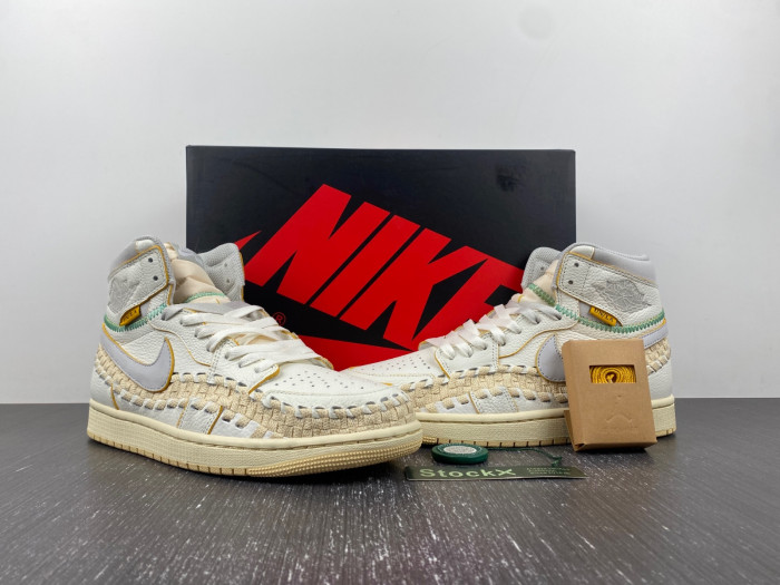 union x air jordan 1 high og woven fd2565-100