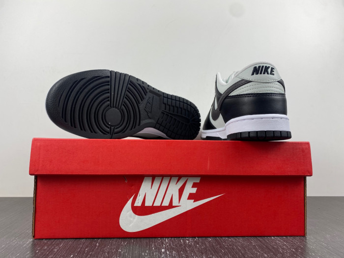 nike dunk low black grey orange fn7808-001