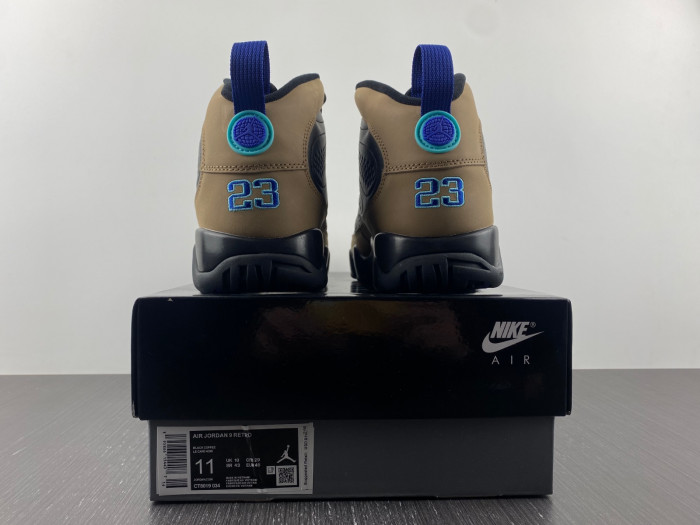 air jordan 9 "olive concord" ct8019-034