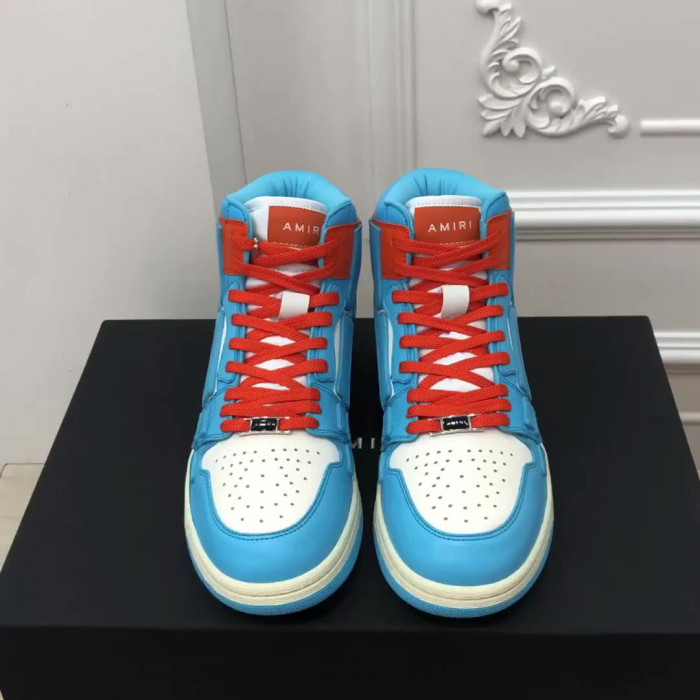 amiri* skel leather sneakers
