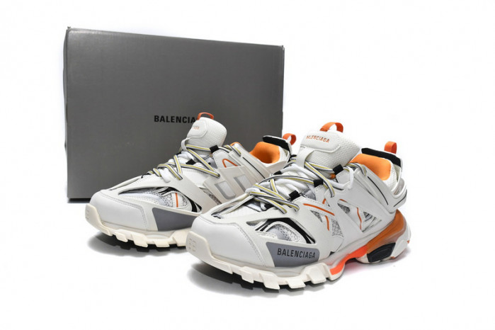 Ba*len*cia*ga tess s. white orange black 542436 w1gb1 9059