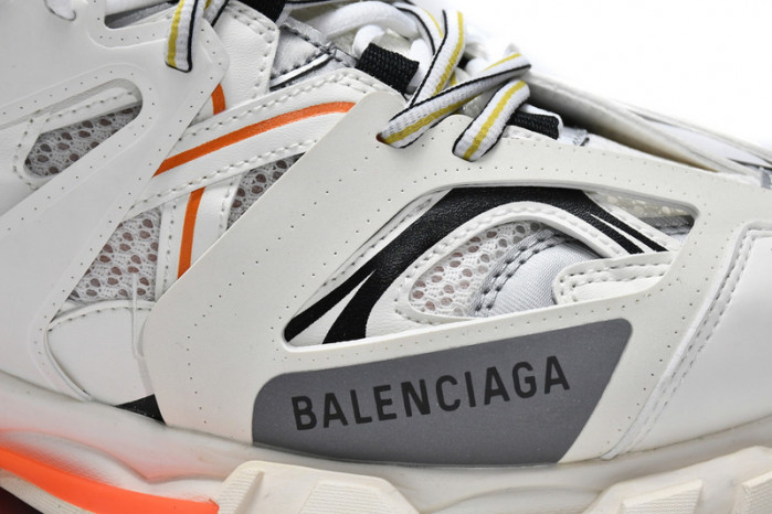 Ba*len*cia*ga tess s. white orange black 542436 w1gb1 9059