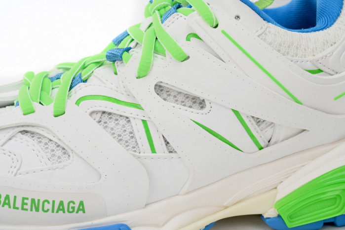 Ba*len*cia*ga tess s.green, white, and blue 542436 w2bc3 0285