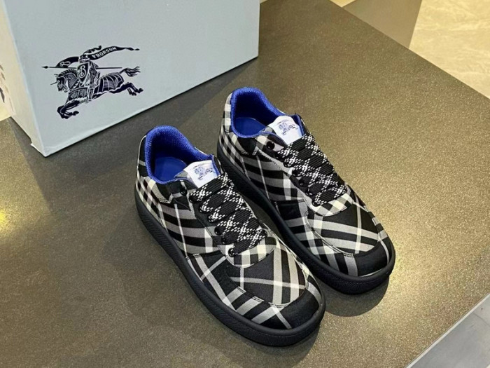 Bur*berry Check Terrace Sneakers BBR--3006