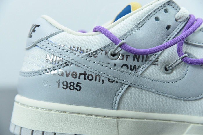 ow x dunk low 