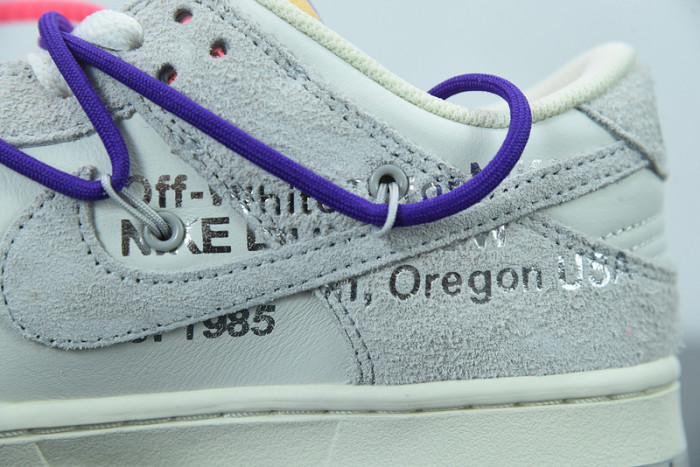 ow x dunk low 