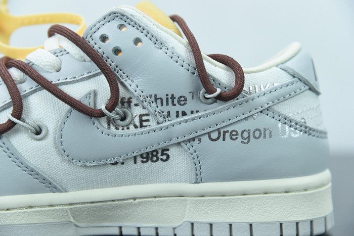 ow x dunk low 