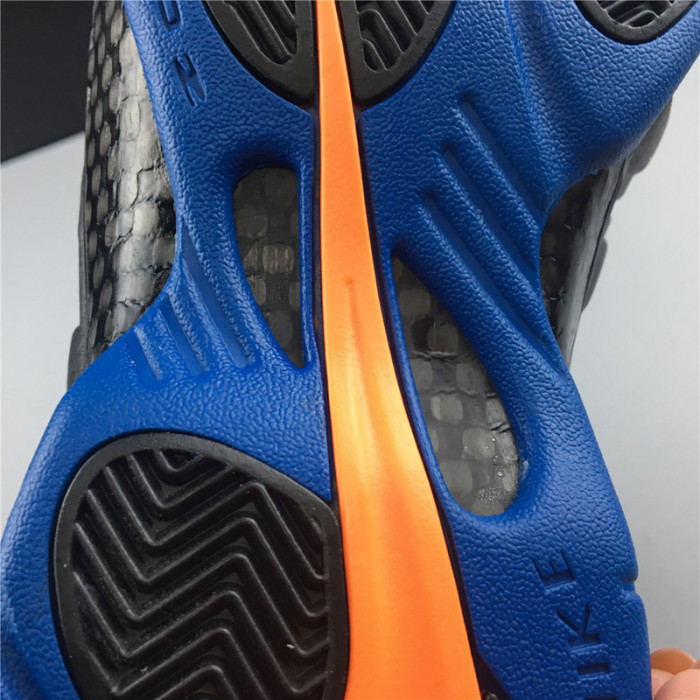 nike air foamposite pro "knicks" (black) - 624041-010