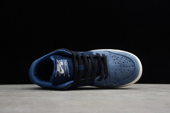 nike sb dunk low denim sashiko - cv0316-400