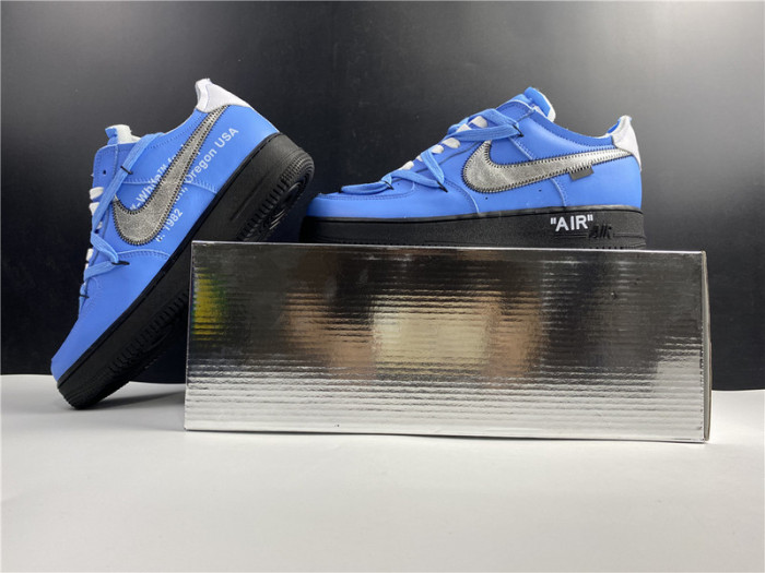 off-white x nike air force 1’07"mca blue" ck0866-401