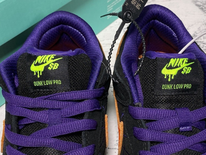 nike sb dunk low night of mischief halloween shoes bq6817-006