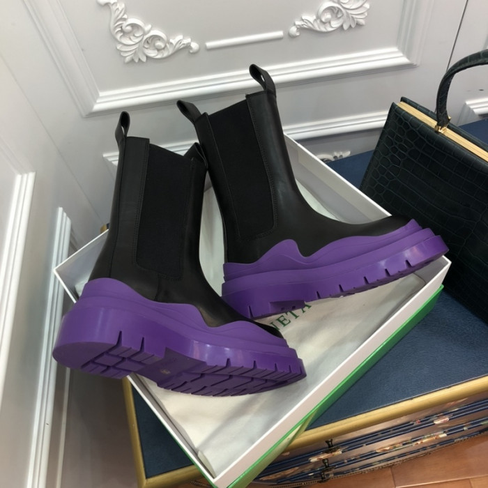 Botteg*Venta Tire Leather Ankle boots