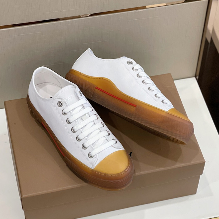 B**rry vintage check cotton sneakers