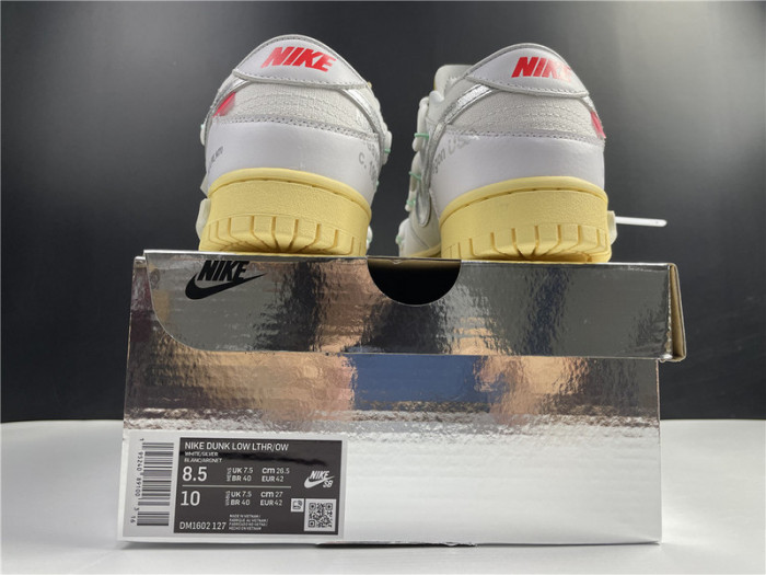 ow x dunk low 