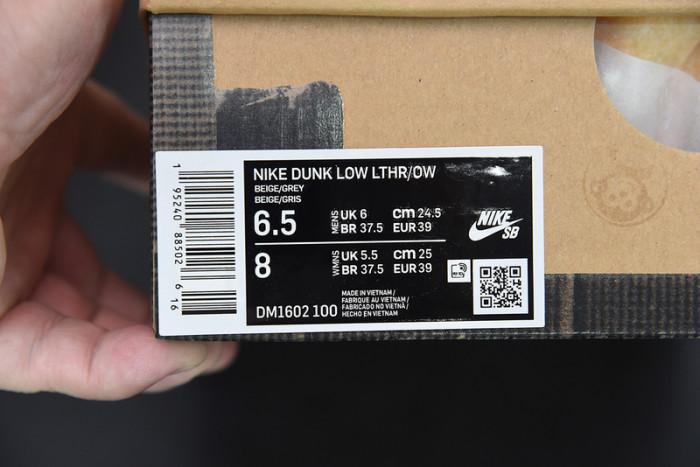 ow x dunk low 