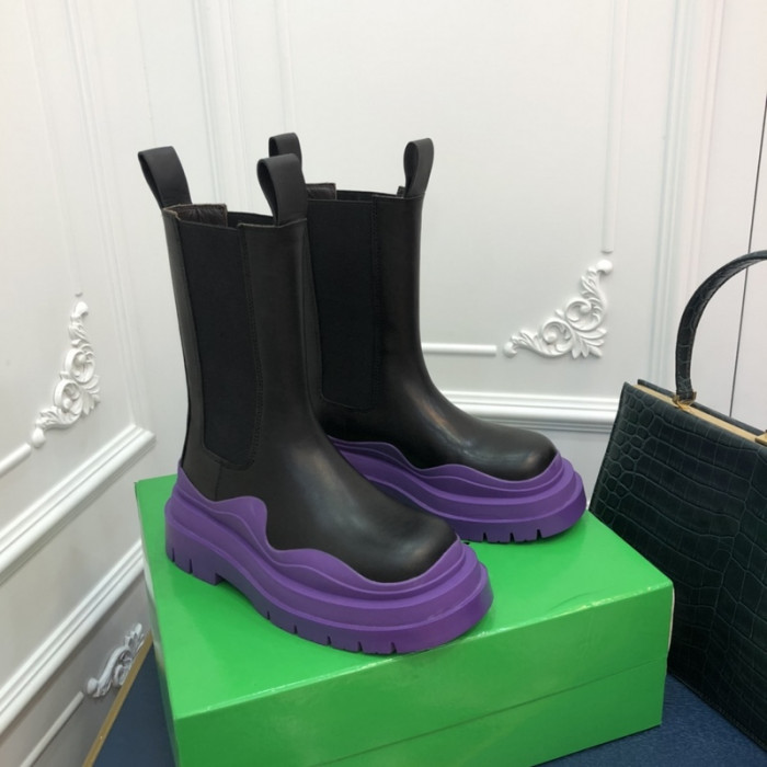 Botteg*Venta Tire Leather Ankle boots