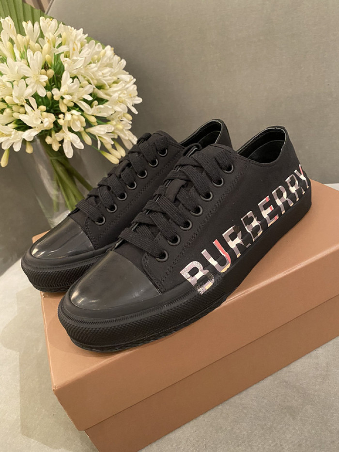 B**rry vintage check cotton sneakers