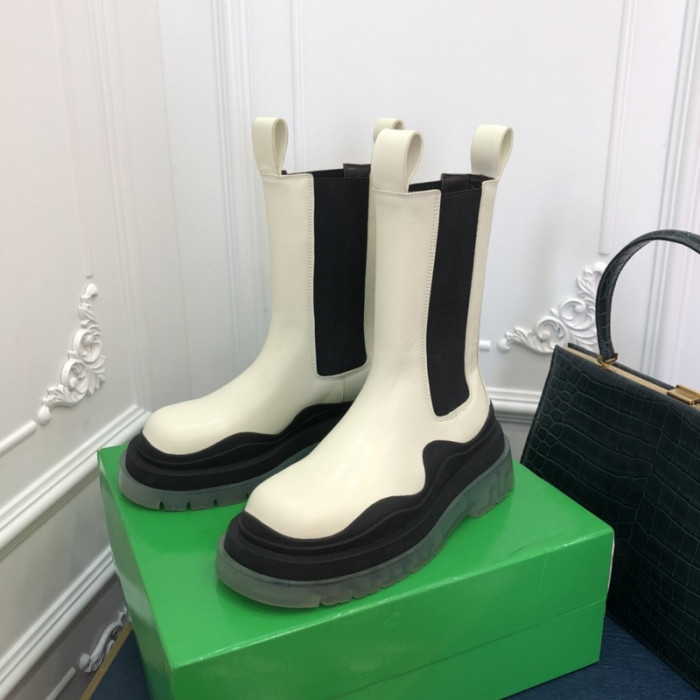Botteg*Venta Tire Leather Ankle boots