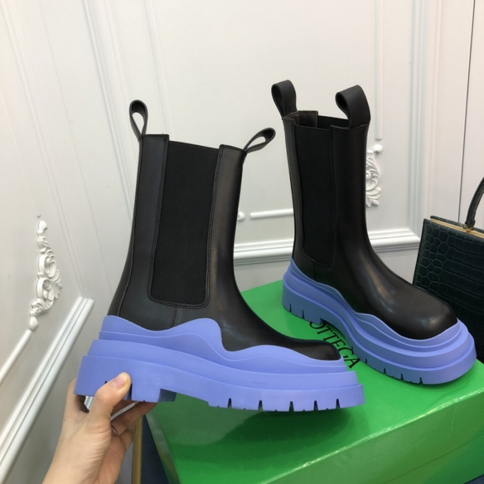 Botteg*Venta Tire Leather Ankle boots