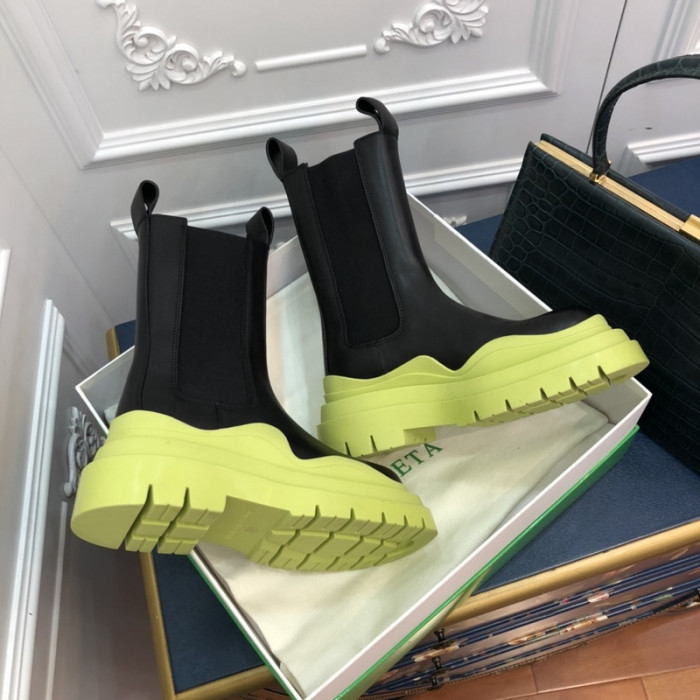 Botteg*Venta Tire Leather Ankle boots
