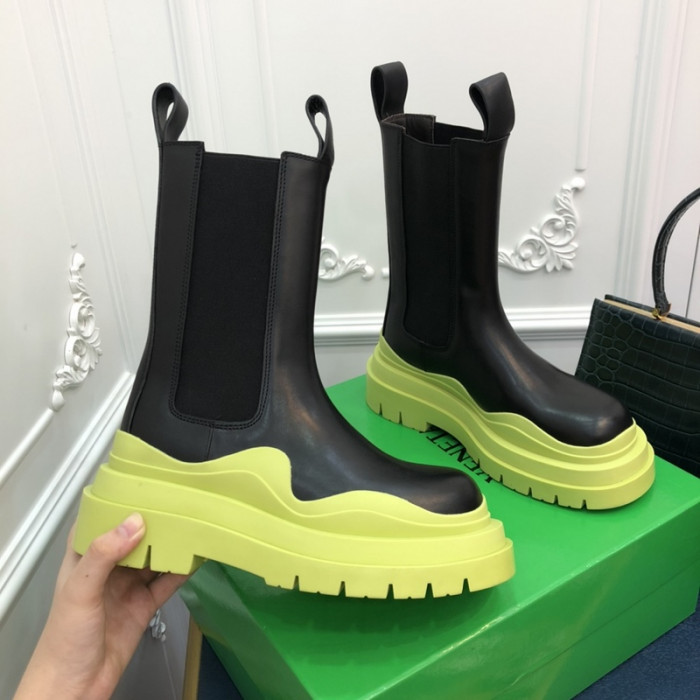 Botteg*Venta Tire Leather Ankle boots