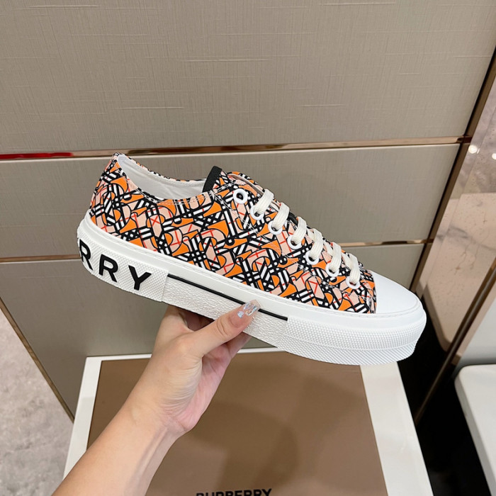 B**rry vintage check cotton sneakers