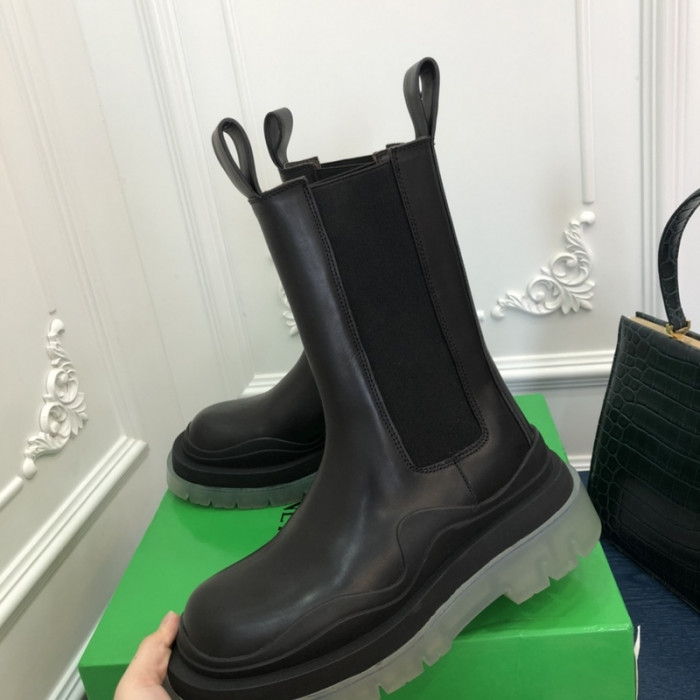 Botteg*Venta Tire Leather Ankle boots