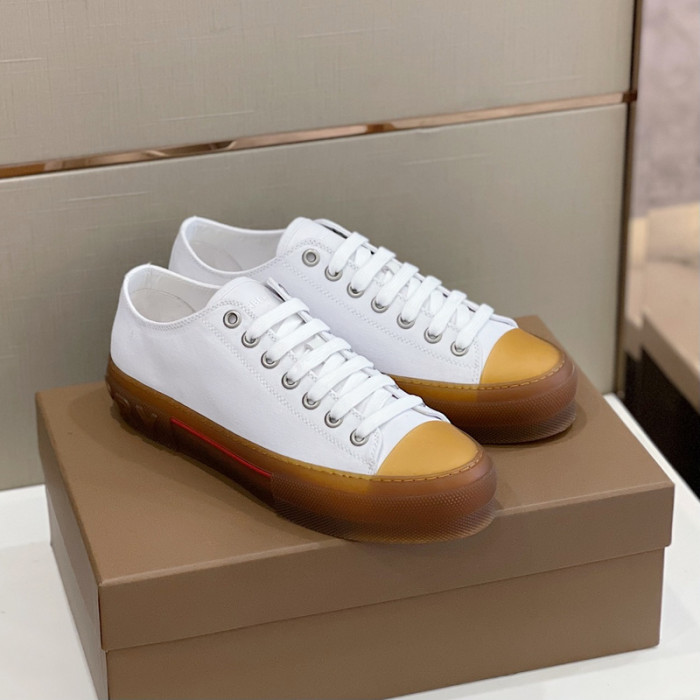 B**rry vintage check cotton sneakers