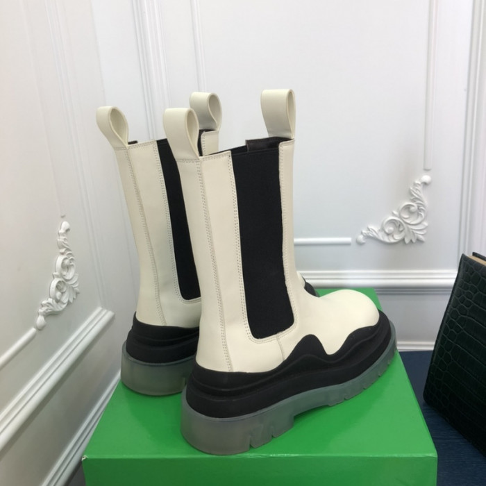 Botteg*Venta Tire Leather Ankle boots