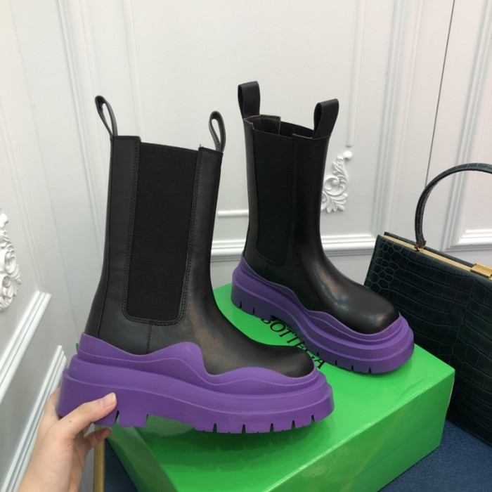 Botteg*Venta Tire Leather Ankle boots