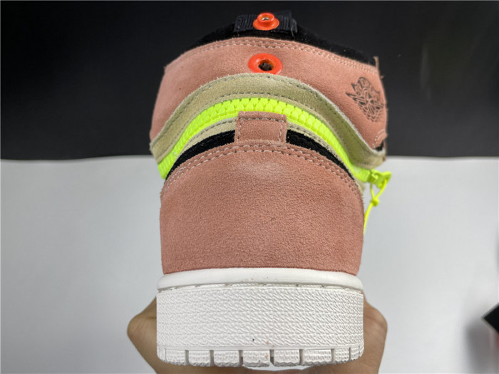 air jordan 1 high switch peach cw6576-800