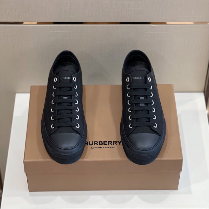 B**rry vintage check cotton sneakers