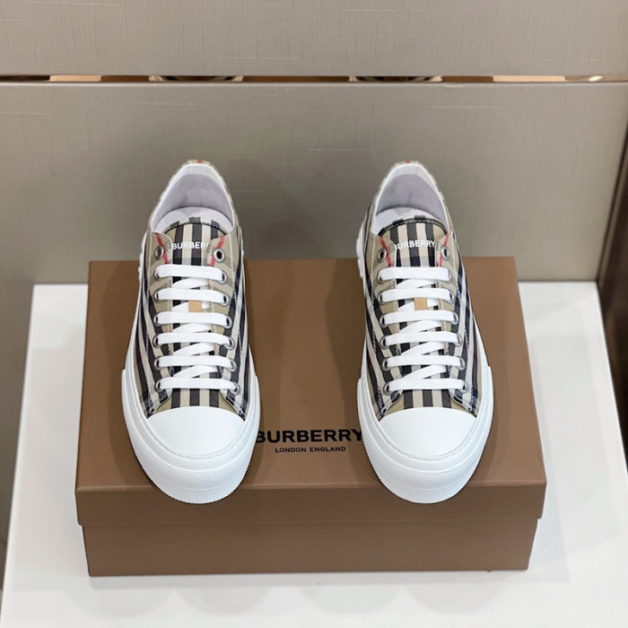 B**rry vintage check cotton sneakers