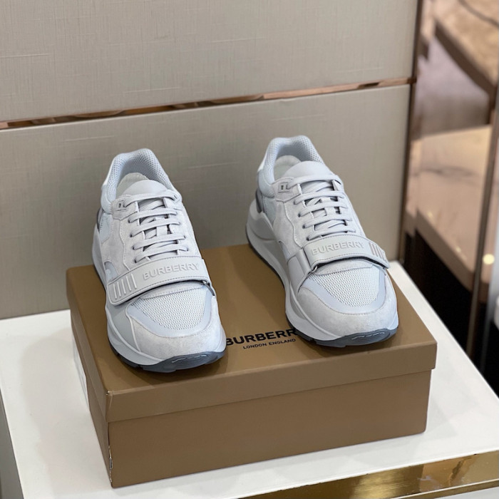 Bur*berry Vintage Check, Leather and Mesh Sneakers
