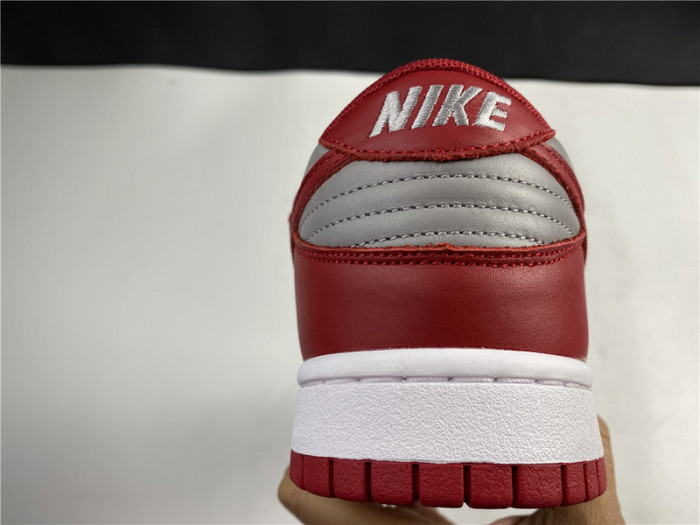 nike dunk low retro medium grey varsity red unlv (2021) dd1391-002